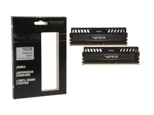 Patriot Viper 3 16GB (2 x 8GB) 240 Pin PC RAM DDR3 1866 (PC3 15000