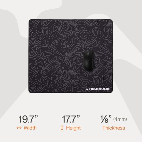 Higround Gaming Mouse Pad Large - Black Ice BUY ONLINE