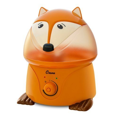 CRANE - 1 Gal. Adorable Ultrasonic Cool Mist Humidifier Fox - Brown-Front_Standard 