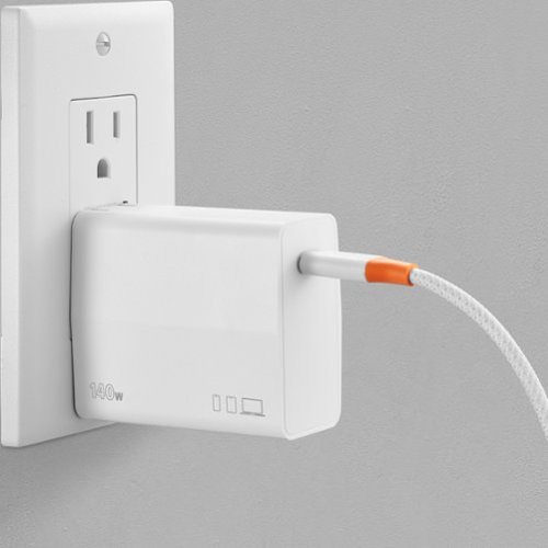 Insignia™ 140W USB-C GaN Wall Charger for MacBook Pro, MacBook Air, iPads, Galaxy tablets, and other USB-C Laptops and Devices - White WHERE TO BUY