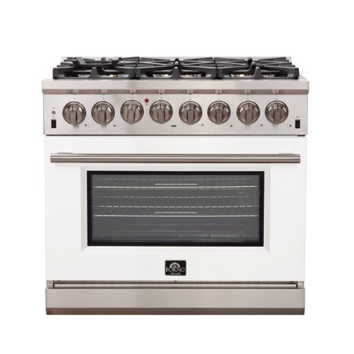 Forno Appliances - Capriasca 5.36 Cu. Ft. Freestanding Dual Fuel Electric Range with Convection Oven