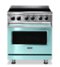 Viking - 5 Series 4.7 Cu. Ft. Freestanding Electric Induction Range - Bywater Blue-Front_Standard
