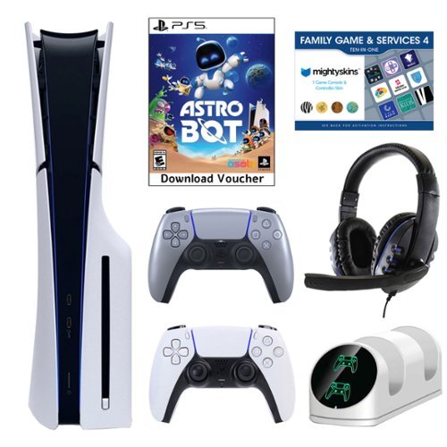 PS5 Slim Astro Bot Console with Accessories, Voucher & Extra DualSense - PlayStation 5-Front_Standard 