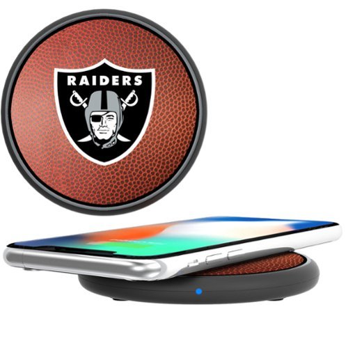 Keyscaper - Las Vegas Raiders 15 Watt Wireless Induction Charger - Multicolor-Front_Standard 