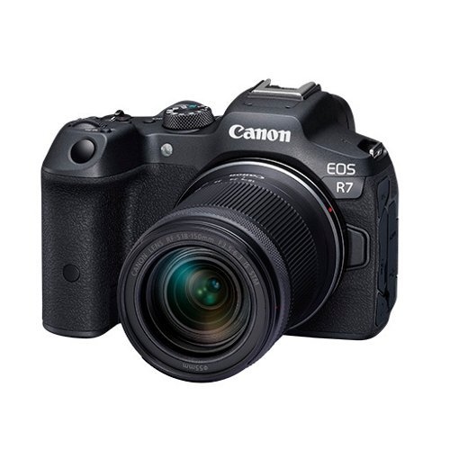 Bundle - Canon - EOS R7 Mirrorless Camera with RF-S 18-150mm Lens Kit - Black-Front_Standard 