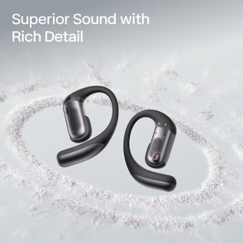 Shokz OpenFit Pro Open-Ear True Wireless Active Noise Reduction Earbuds - Black BUY IN MIDDLE EAST