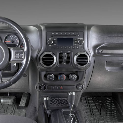 Metra Full Dash Replacement Radio Installation Kit for 2011–2018 Jeep Wrangler JK Vehicles - Black WHERE TO BUY