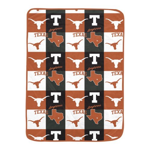 Pegasus - Texas Longhorns 66" x 95" Oversized Graphic Grid Ultra Cozy Blanket - Multicolor-Front_Standard 
