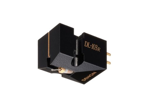Denon - DL-103R MC Phono Cartridge - Black-Front_Standard 