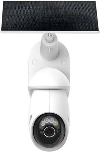TP-Link Tapo Wireless Pan-Tilt Security 4K Ultra Camera, 360° Coverage, with Solar, IP65 Weatherproof Camera - No Monthly Fees - White BUY IN FRANCE