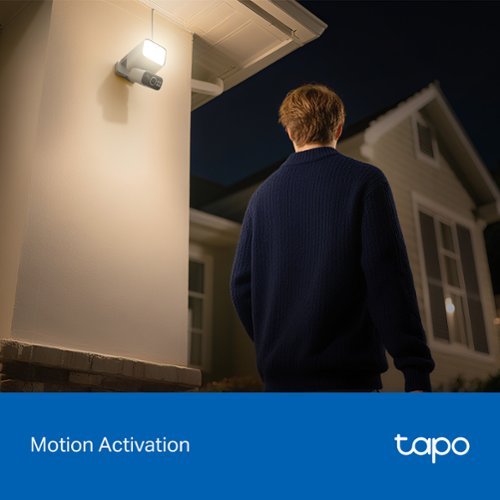 TP-Link Tapo Floodlight and Wireless Pan-Tilt Security 2K QHD Camera, 360° Coverage, with Solar - No Monthly Fees - White BUY IN MIDDLE EAST
