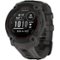 Garmin - Instinct E GPS Smartwatch 45 mm Fiber-reinforced Polymer - Black with Charcoal Band - (2025)-Front_Standard