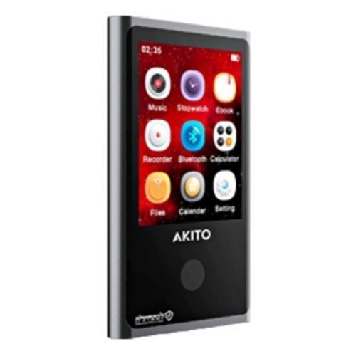 Akito - L10 MP3 Player Black-Front_Standard 