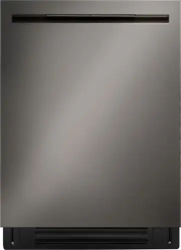 Front. LG - FlushFit 24" Top Control Smart Built-In Stainless Steel Tub Dishwasher with 3rd Rack, 1-Hour Wash & Dry Cycle and 46dBA - Black Stainless Steel.