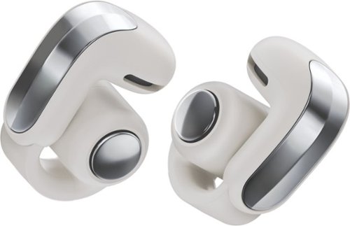 Bose - Ultra Open Earbuds (2nd Gen) - Wireless Bluetooth Open Ear Earbuds with Immersive Audio and Wireless Charging - White Smoke
