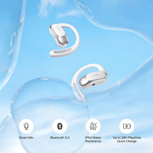 Shokz OpenFit Air Open-Ear True Wireless Earbuds - White BUY ONLINE