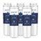 GLACIER FRESH - UKF8001 Compatible with Whirlpool Refrigerator Water Filter 4,EDR4RXD1,5 Pack-Front_Standard