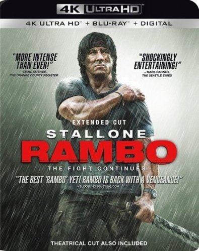  Rambo [Includes Digital Copy] [4K Ultra HD Blu-ray/Blu-ray] [2008]