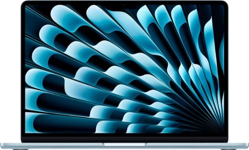 Apple - MacBook Air 13-inch Laptop - Apple M4 chip Built for Apple Intelligence - 24GB Memory - 512GB SSD - Sky Blue-Front_Standard
