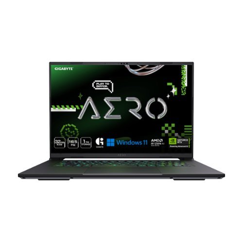 GIGABYTE - AERO X16 - Copilot+ PC - 16" 2560×1600 WQXGA AMD Ryzen Al 7 350 - 1TB SSD - 32GB DDR5 RAM GeForce RTX 5060 - Space Gray