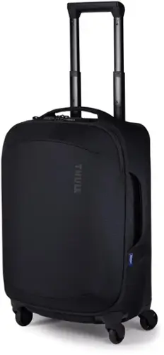 Front. Thule - Subterra 2 Carry-On Spinner Suitcase – Compact 22" Travel Luggage - Black.