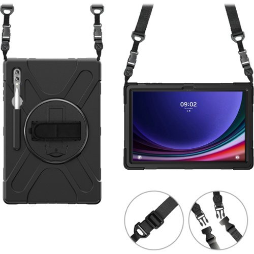 SaharaCase DEFENSE-X Series Case for Samsung Galaxy Tab S10 Ultra, Tab S9 Ultra, and Tab S8 Ultra - Black HOW TO BUY