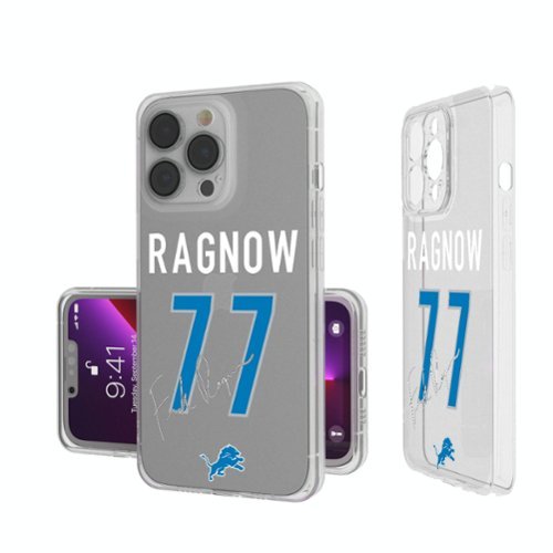 Keyscaper - NFL - Frank Ragnow Detroit Lions iPhone Clear Case - 13 mini - Multicolor-Front_Standard 