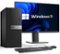 Dell - Refurbished Excellent - OptiPlex Desktop Tower Computer PC | Intel Core i7-6th 3.40GHz | 16GB RAM | 512GB SSD | 22" LED | KB & Mouse| Win11 - Black-Front_Standard