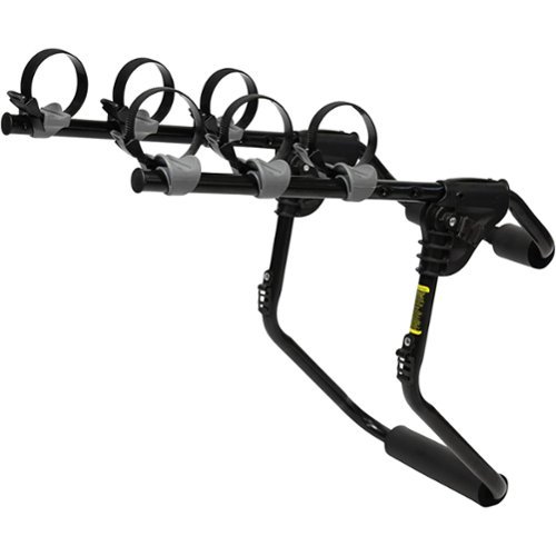 Saris - Guardian Trunk Bike Rack Mount, No Assembly Bike Cargo Rack for Cars, 3 Bikes - Black-Front_Standard 