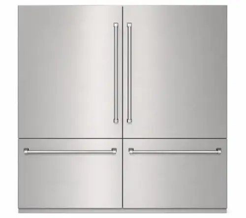 Front. Kucht - 72 in. Refrigeration Set — 36. in. Refrigerator & 36 in. Freezer - Stainless Steel Panels and Handles Included - Stainless Steel.