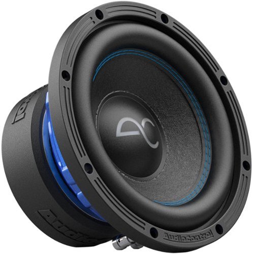 AudioControl Spike Series 8” Single-Voice-Coil 2-Ohm High-Performance Subwoofer - Black/Blue GLOBAL SHIPPING