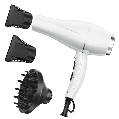 NEXPURE - Hair Dryer, 1875W Blow Dryer with Diffuser and Concentrator, Fast Drying Low Noise, 3 Heat & 2 Speed Settings-Front_Standard 