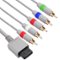 Fosmon - For Wii Component Cable (High Definition 480p), Component AV Cable for Nintendo Wii U, HDTV/EDTV High Definition - Gray-Front_Standard