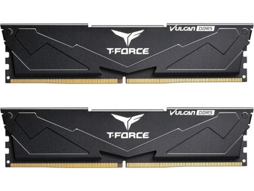 Team Group - 16GB (2 x 8GB) 288-Pin PC RAM DDR5 6000 (PC5 48000) Memory Model FLBD516G6000HC38ADC01 - Black-Front_Standard 