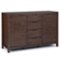 Simpli Home - Hollander Sideboard Buffet - Warm Walnut Brown-Front_Standard