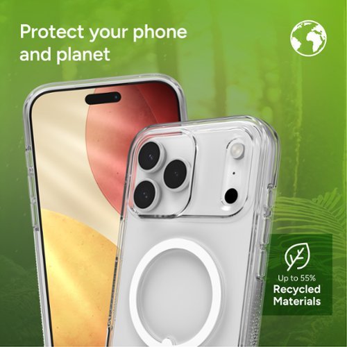 ZAGG Crystal Palace Snap MagSafe Compatible Case w/ Kickstand for Apple iPhone 17 Pro Max - Clear BUY IN EUROPE