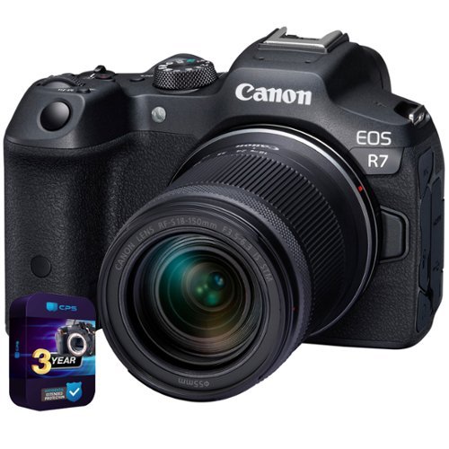 Canon - EOS R7 APS-C Camera w/ RF-S 18-150MM F3.5-6.3 IS STM Lens + 3Year Warranty-Front_Standard 
