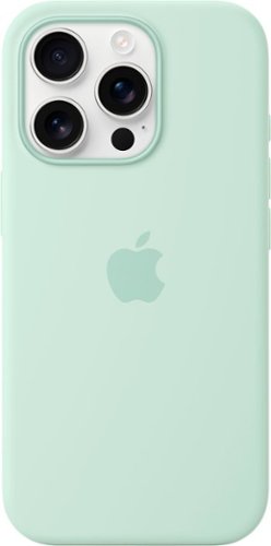 Apple - iPhone 16 Pro Silicone Case with MagSafe - Aquamarine