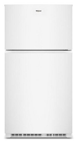 Whirlpool - 21.3 Cu. Ft. Wide Top Freezer Refrigerator with Total Coverage Cooling - White-Front_Standard 