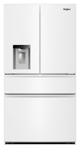 Whirlpool - 29 Cu. Ft. Family-Sized Capacity French Door Refrigerator with Flexible Temperature Drawer - White