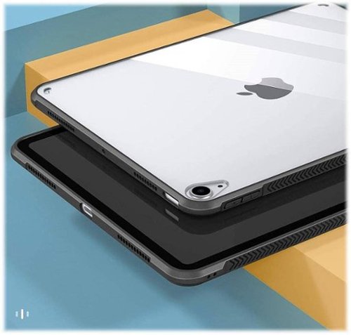 SaharaCase Venture Series Case for Apple iPad Air 10.9-inch (4th Gen, 5th Gen) and iPad Air 11-inch M2 - Clear Black GLOBAL SHIPPING