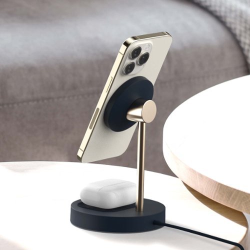 iOttie Velox MagSafe Duo Magnetic Wireless Charging Stand (Adapter not included) - Midnight Blue / Gold BUY ONLINE