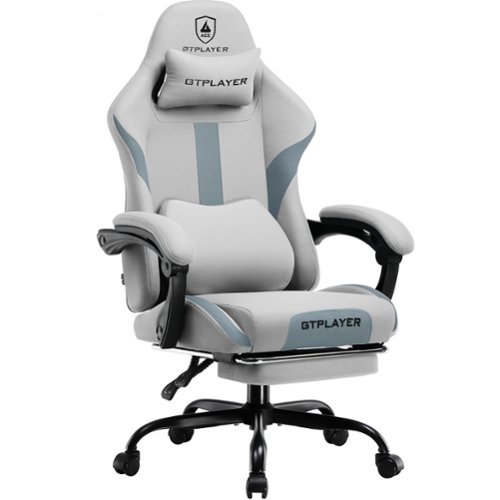 GTPlayer - GT905 Adjustable Gaming Chair with Breathable Fabric - Gray