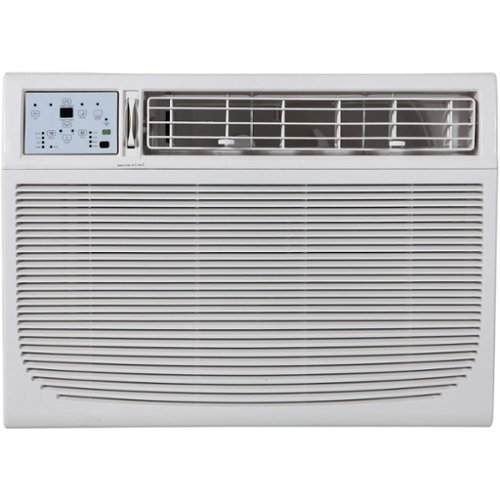 Keystone - 1,500 Sq. Ft. 24,000 BTU Window Air Conditioner with Supplemental Heat - White