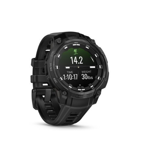 Garmin Instinct Crossover AMOLED Tactical Edition GPS Smartwatch 47 mm Fiber-reinforced Polymer - Black with black silicone band - (2025) WHERE TO BUY