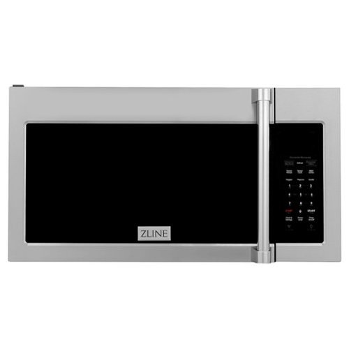 ZLINE - Over the Range Convection Microwave Oven in Stainless Steel with Traditional Handle and Sensor Cooking - Silver-Front_Standard 