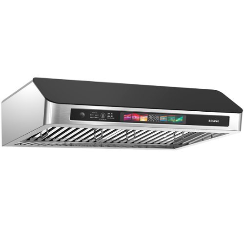 Brano - 30 inches - Externally Vented - Under cabinet Range Hood - Silver-Front_Standard 