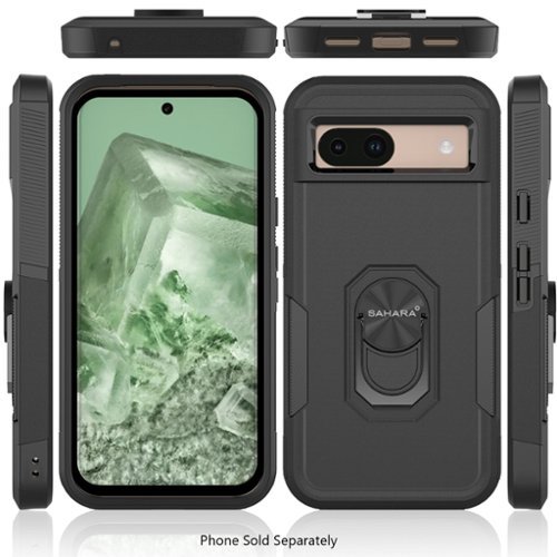 SaharaCase Raider Series Kickstand Case for Google Pixel 8a - Scorpion Black WHERE TO BUY