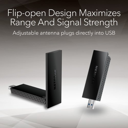 NETGEAR Nighthawk AX1800 Wi-Fi 6 USB 3.0 Adapter - Black WHERE TO BUY