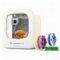 AOSEED - X-MAKER Kid 3D Printer for Endless Creative Joy | STEM Toy with 4 PLA 3D Design App & AI for Fun Learning - White-Front_Standard